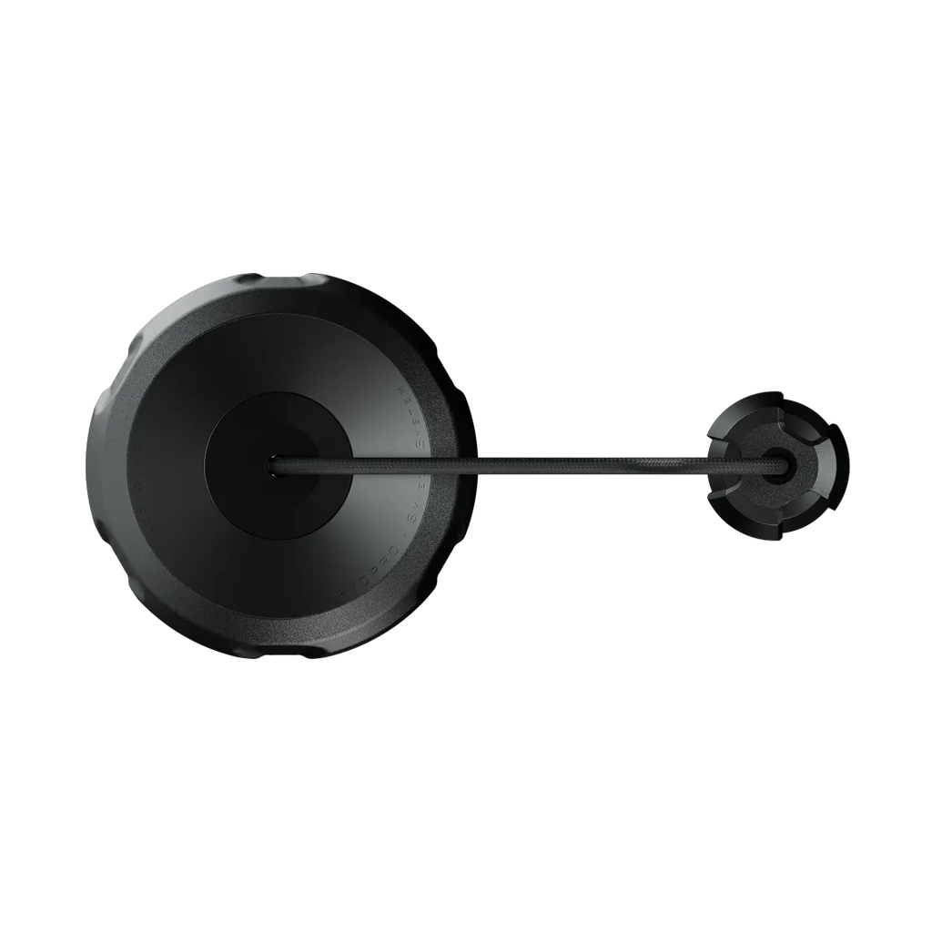 OPV P01 Shield front view with concentric ring pattern on the lid face